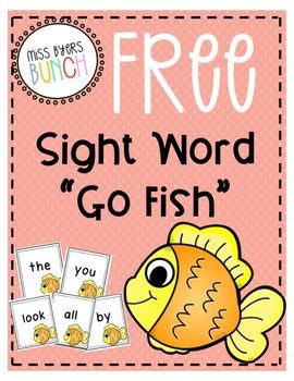 Sight Words Go Fish .